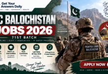 FC Balochistan Jobs 2026 – 71st Batch