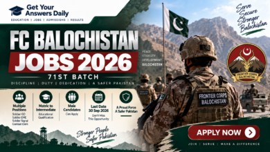 FC Balochistan Jobs 2026 – 71st Batch